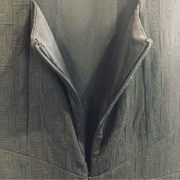 ANTHROPOLOGIE Sz XL Charley Mock Neck Keyhole Back Pockets Wide Leg Jumpsuit NEW - Picture 12 of 16